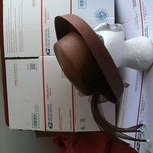 COPY - Designer Lilly Lee Straw w Satin bow / band nwot 1